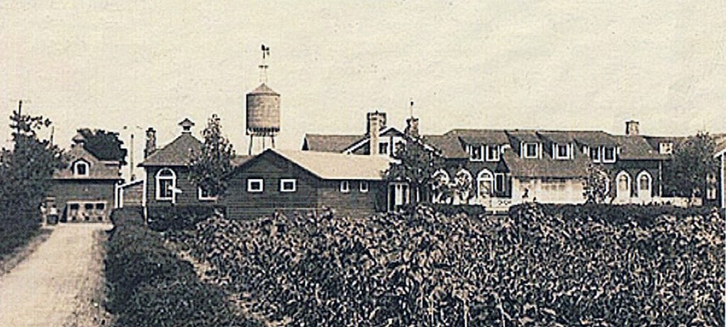 Photo d'archive du Country Club en noir et blanc